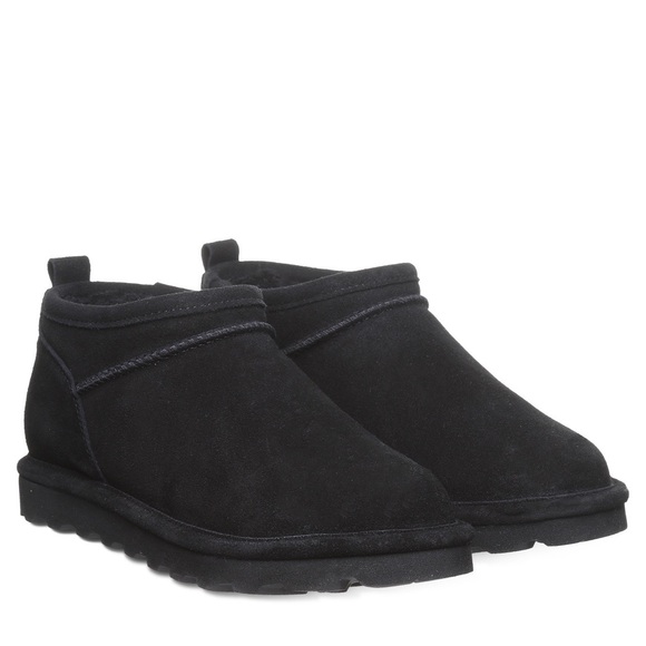BearPaw Shoes - BearPaw Super Shorty Booties in Black, NWT, Size 9